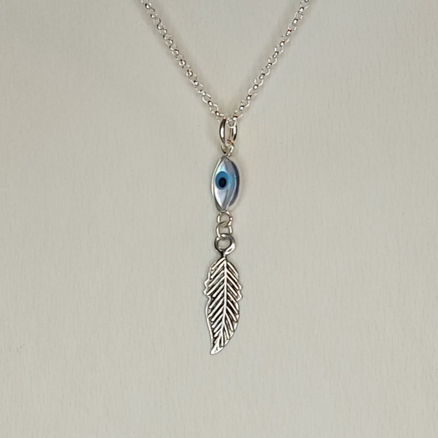 Sterling Silver Evil Eye Protection Pendant