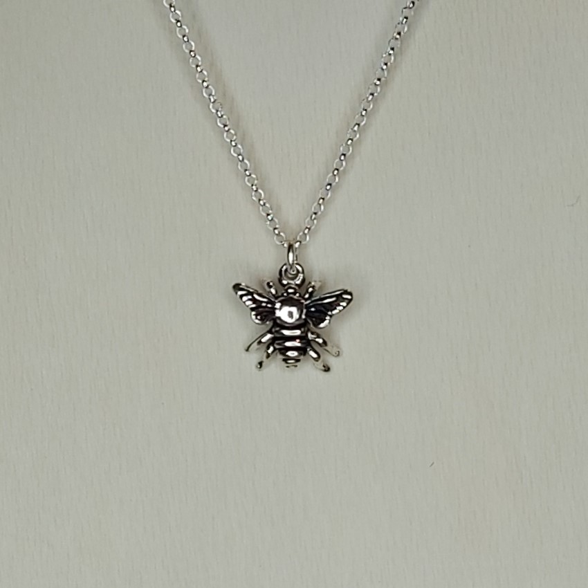 Sterling Silver Bee Pendant