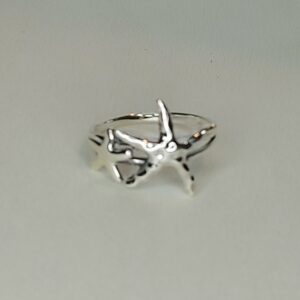 Sterling Silver Starfish Ring