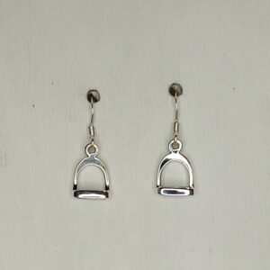 Sterling Silver Stirrup Earrings