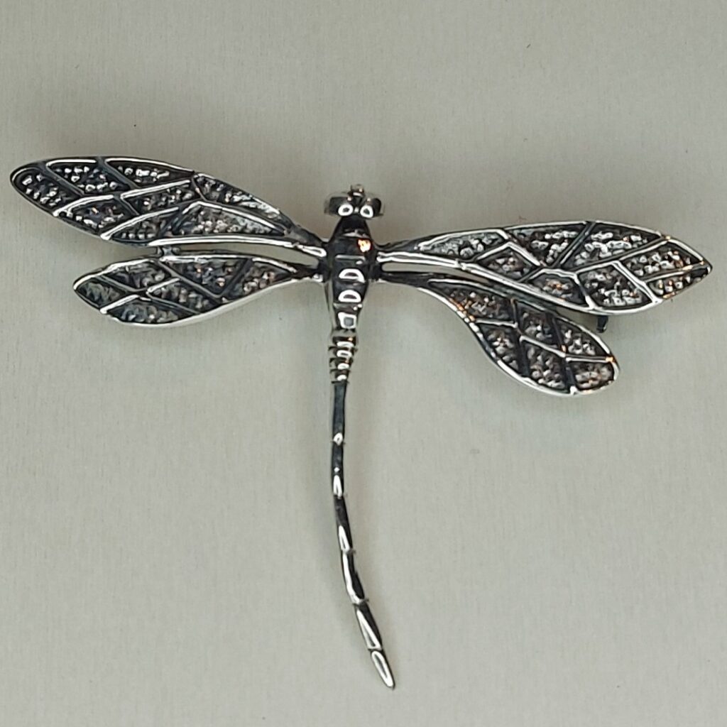 Sterling Silver Dragonfly Brooch
