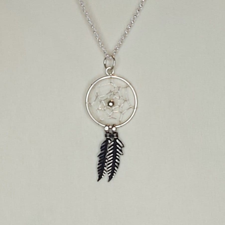 Sterling Silver Dreamcatcher Pendant
